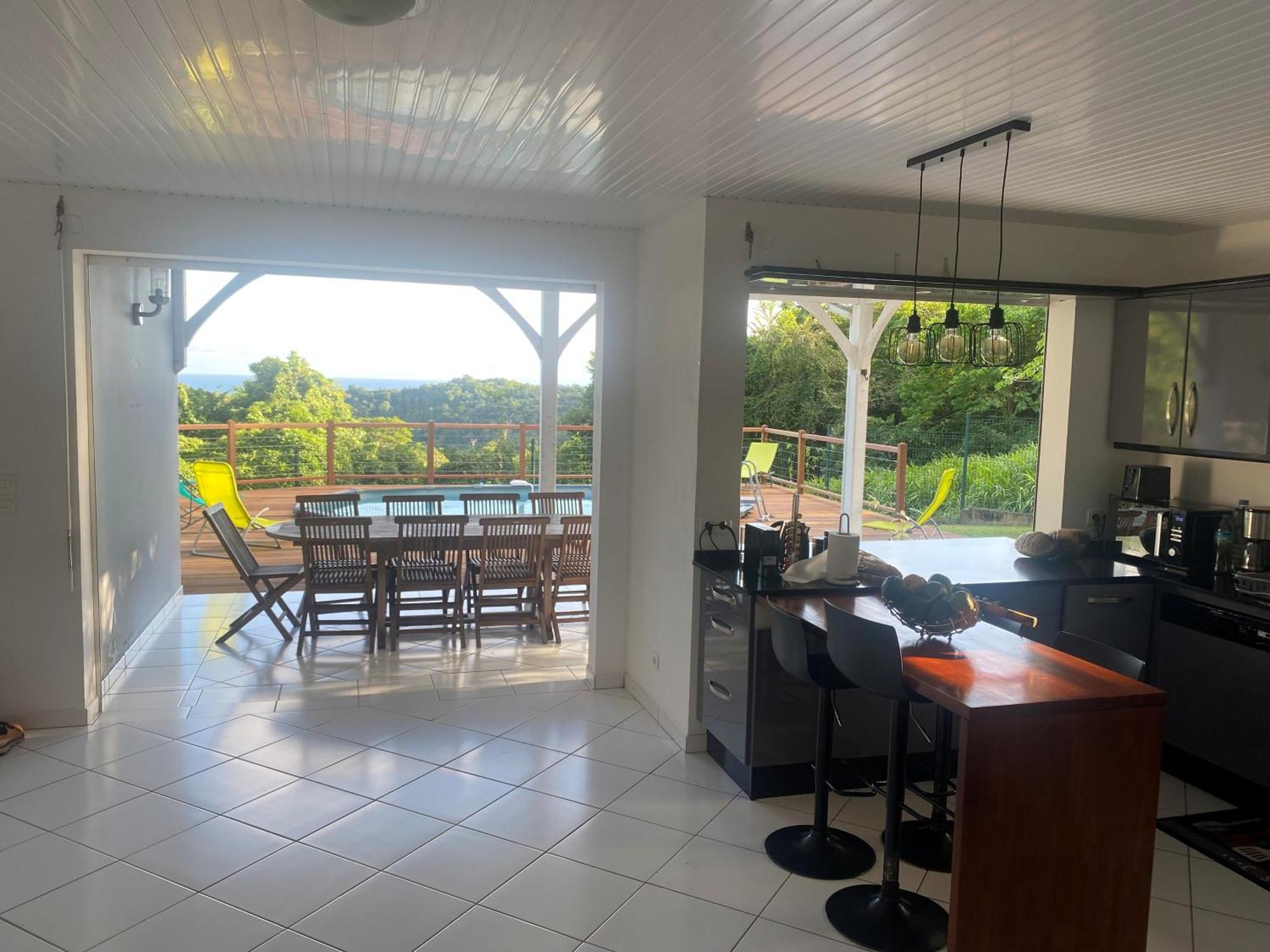 Les Terrasses De Maelle - Jolie Villa F4 Vue Mer Riviere-Salee Exteriör bild